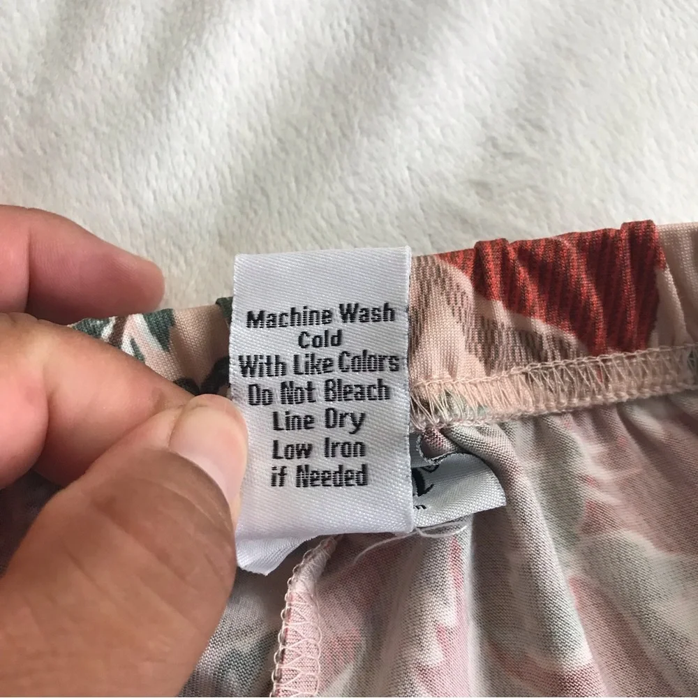 Serengeti Set Of 2 Skirt / Top Women’s Size L Multicolor Pullover 3/4 Sleeve - Picture 12 of 16